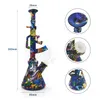 Bong in silicone AK47 Forma Bong Accessori per fumatori con chiodo in acciaio inossidabile Rimovibile Narghilè colorato Dab Rigs Tubo dell'acqua6495352