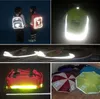 Traffic Signal Safety Warning Fabric High Visibility Reflective PU Leather Auxiliary Reflect Material For Shoes Clothing Bag