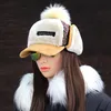 Winter Faux Cashmere Bomber Hat Women Earflap Caps Faux Fur Pompom Snow Hats Adjustable Bohemian Russian Ushanka Y200103