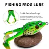 Nouveau leurre de pêche de canard 13,5 g-9.5 cm de pêche à la grenouille de pêche frog 3d yeux artificiels appâts en silicone crankbait carpe souple carpe