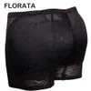 Florata Body Shaper Тонкие трусики нижние ягодицы Bud Changss Hip Ass Pad Padded Mat Works Displests Hip Enhancer Butt Plays LJ201210