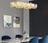Luksusowy Luksusowy Żyrandol do żywego jadalni sypialnia proste oprawy restauracyjne sklep odzieżowy Nowa lampa wisząca szkła