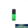 1 sztuk Green Color Roller 1 ml 2ml 3 ml 5 ml Szklana butelka Pusty Zapach Perfumy Próbka Essential Oil Roll On Butelka