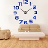 Pointer Clock Quartz S Fashion Watches 3D Real Wall Rushed Mirror Sticker DIY Living Room Decor Digital Y200407