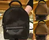 Mode Glatter Reißverschluss Mini Rucksack Rucksack Echtes leder kinder rucksack frauen Braun druck rucksäcke Kostenloser versand