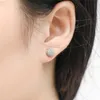 Pendientes de plata de ley 925 para hombre, joyería de Hip Hop, pendientes de diamantes con diamantes, pendientes de estilo a la moda, accesorios de oro y plata para mujer, nuevo