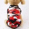 Hond kleding camouflage print huisdier hond shirt schattige zomerdog kleding t-shirt ademend huisdier vest dunne kleine hond kleding puppy vest