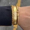 3 개/대 로얄 로마 팔찌 케이블 와이어 말굽 버클 Bangles 남성용 스테인레스 스틸 Pulseiras 쥬얼리 액세서리 211221