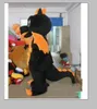 2019 Hot Sale Black Costume Dragon Mascot for Adults Just Like the Pictures