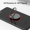 Cell Phone Grip Ring Holder Luxury metal Universal 360 Degree Rotation Finger Socket Mobile Holders Magnetic Car Bracket Stand Acc2837398