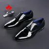 Мужские формальные обувь весна новая бизнес-офис свадебная обувь черная модная одежда для обуви