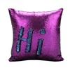 Mermaid Pillows Two Tone Sequins Throw Pillow Cushion Case Case Double Sides Decorative Pillows 0118