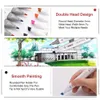 Brush Pen Markers Supplies de arte para mangá desenho de desenho de caligrafia Marcadores de álcool Conjunto 36406080168 Cores Y200709