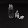 クリスタル蓋付きのカラフルなプラスチックドロッパーボトル3ml 5ml 10ml 15ml 20ml 30ml 50ml 100mlペットプラスチック針ボトルeジュース液体