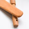 Pas de peinture crinière outil en bois brosse barbecue Zelkova schneideriana poignée ronde plate brosses de cuisson cuisine arrivée 6 2sx I2