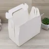 Gift Wrap 30Pcs Ivory Board Treat Box Disposable Meal Prep Containers Candy Cookies Cake Package Wedding Favor Boxes DIY Gifts Choco