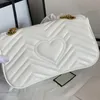 سلسلة حقيبة كروسبودي محفظة نمط جديد النساء حقائب اليد الذهب الأجهزة أعلى جودة الأزياء جلد طبيعي الموضوع غلق بمشبك داخلي سستة
