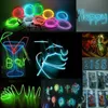 2M 3V Flexible Led Neon Sign Light Glow Wire Rope Tape Cable Neons Lights Shoes Clothing Interior Waterproof leds Strip D2.5