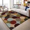 Moderne Einfachheit Teppich Geometrisch bedrucktes Retro -Rechteck -Sofa Teppich Schlafzimmer Bett DIY Tapete 28 8wn4 K29958357