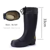 Hot Soft Rubber High Boots Wading Waterproof Steel Shoes Fishing Waders Water Winter Ice Snow Security Aqua Wellies Nonslip Work