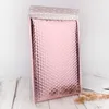 Rose Gold Bubble Envelope Envelope Saco Rosa Folha de Ouro Improof Bubble Bubble Mailer Embalagem de Presente Favor Favor Saco Multisize