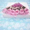 Unique Tige Artificielle Rose Saint Valentin Mariage Savon Roses Fête D'anniversaire Décoration Fleurs Festive Fleur 5 Couleurs BH5825 TYJ