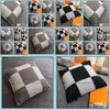 Kussen Er Beddengoed El Supplies Huis Tuin Smelov Mode Ers Vintage Fleece Kussensloop Letter Europees Kussen Wollen Gooi Luxe Kussenslopen