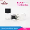 clear glass plugs