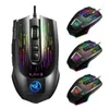 Mouse da gioco cablato USB da 10000 DPI 7 pulsanti Mouse da gioco RGB con schermo 6 DPI regolabili per PC desktop portatile1