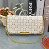 Wypoczynek Moda Print Powlekane Płótno Łańcuch Torba Pokrywa Typ Torba Na Ramię Trend Trend Wysokiej Jakości Messenger Handbag Duża Pojemność Portfel