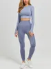 Costume de Yoga sans couture 2 pièces 3 pièces chemises de Sport haut court Leggings sans couture ensemble de Sport vêtements de gymnastique Fitness survêtement ensemble d'entraînement Sport7484068