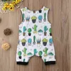 2018-04-27 Lioraitiin nouvelle mode nouveau-né bébé garçon fille Floral gilet barboteuse combinaison vêtements tenues Sunsuit été G1221