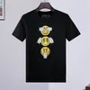Tasarımcı Man tişört Kafatası Yaz Temel Katı kristal baskı mektup dolar marka Casual Punk Tee erkekler lüks giyim kısa kollu M-3XL başında