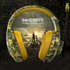 2020 lumière LED casque de jeu PS4 casque sur l'oreille avec micro 7.1 son Surround stéréo Camouflage suppression de bruit pour ordinateur