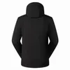Nya m￤n Helly Jacket Winter Hooded Softshell f￶r vindt￤t och vattent￤t mjuk kappa skaljacka Hansen Jackor Rockar 8023 Red2363