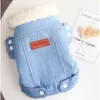 Winterjacke Welpenkleidung Outfits Jeansmantel Jeans Kostüm Chihuahua Pudel Bichon Haustier Hundebekleidung Bekleidung Y01072003