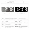 Digital Alarm Clock with Backlight Sze Electronic LED Table Home Decor Desk s for Bedroom Temperature Display 220311