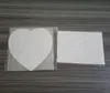 Sublimation Blank Heart Puzzles DIY 퍼즐 심장 러브 모양 퍼즐 Hot Transfer 인쇄 블랭크 소모품 어린이 장난감 선물 FY7451