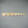 12pcs / sac 150mm vierge blanc inachevé coeur d'artisanat de coeur de bois laser décoration de mariage en bois enseignement accessoires de bricolage 001001065 201201