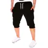 Men's Pants Summer Men Shorts Gym Workout Jogging Fit Elastic Casual Sportswear Sweatpants Boy Male 2021 1
