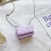 Mode enfants rétro imprimé sac à main lettre PU sac incliné mignon croix carré Mini sacs