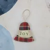 Christmas Ornaments Small Xmas Tree Hanging Stockings Xams Linen Pendant Gift Christmas Stocking Supply Party Decoration LSK1767