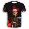Новая мода Женщины / Mens Мультфильм Rugrats в Париже Смешные 3d печати T-Shirt / Jogger Брюки / Casusal Tracksuit Наборы K14