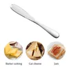 Multifunctionele roestvrijstalen crème boter mes westerse brood kaas jam mes crème cutter gebruiksvoorwerpen bestek dessert tool