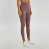 Euoka Solid Color Pants Yoga Pants Wysokie talia sportowy zużycie legginsy elastyczne fitness dama ogólna pełna rajstopy trening rozmiar xsxl8632171