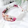 Luxe designer zijde hoofdbanden sport cross elastische vrouwen hoofdband mode meisjes bloemen haarbanden sjaal lente zomer accessoires geschenken yoga sport headwraps