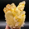 Nuovo ritrovamento giallo blu PhantomQuartz Crystal Cluster MineralSpecime250i