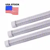 4ft 5ft 6ft 8ft led t8 Tubes Light V Shaped LED Tube for Cooler Door Lighting Integrated led Fluorescent lighting ac 85-265v6000K