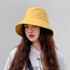 Cokk Bucket Hat Women Summer Summer coreano Fisherman Hat Black Sun Protection Casual Ladies Chapé