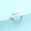 3mm 블랙 화이트 세라믹 링 여성을위한 표면 큐빅 지르코니아 결혼 반지 쥬얼리 클래식 트렌디 한 디자인 약혼 쥬얼리